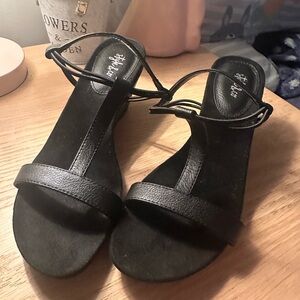 Style & Co. Black Strappy Sandals